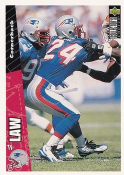 Ty Law New England Patriots 1996 Upper Deck Collector's Choice NFL #245